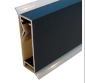 copete rectangular plata mate