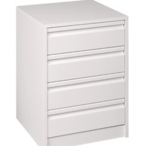 cajonera blanca 4 cajones 40